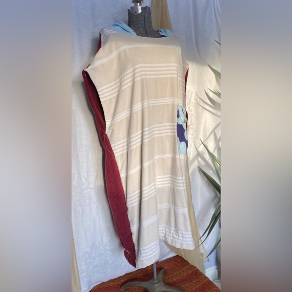 Handmade, Up-cycled Towel Poncho - Picture 2 of 4